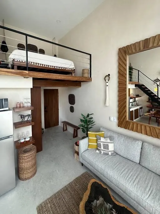 2 Bdr Stunning Designer Loft - Centro Tulum Apartment Mexico